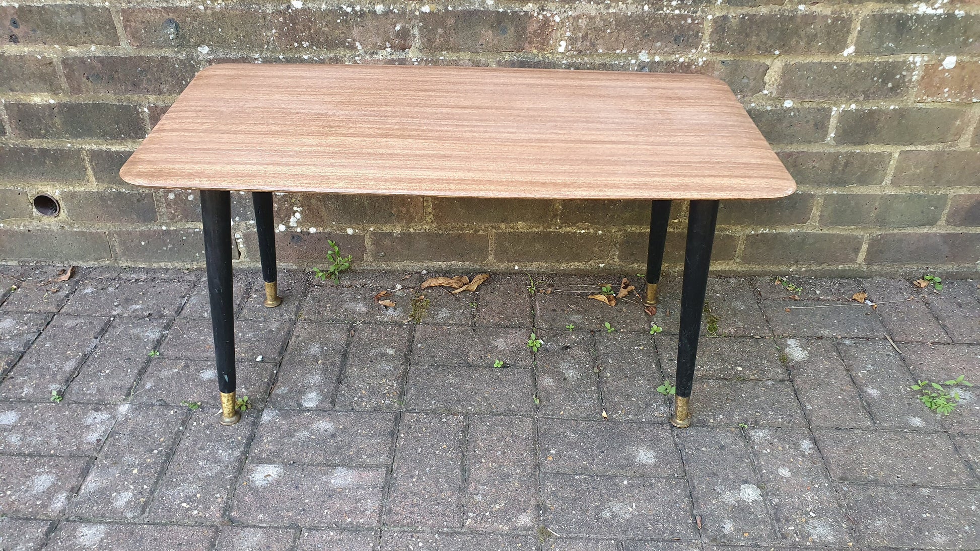 Large Vintage Retro 50’s/60’s Coffee Table with Atomic Legs Melamine Top