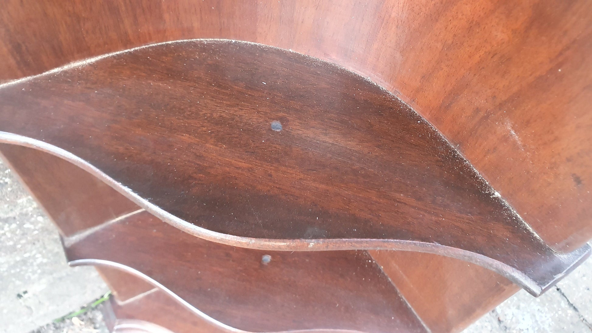 Stunning Vintage Tall Victorian Corner Shelf Decorative from France