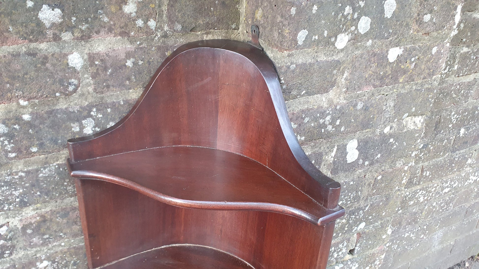 Stunning Vintage Tall Victorian Corner Shelf Decorative from France