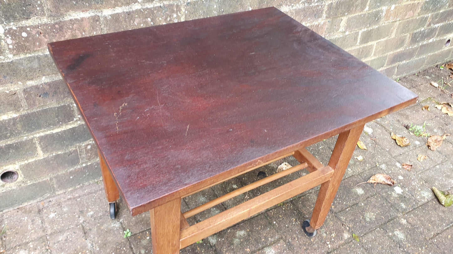 Vintage Retro Teak Coffee Table and Magazine Rack.