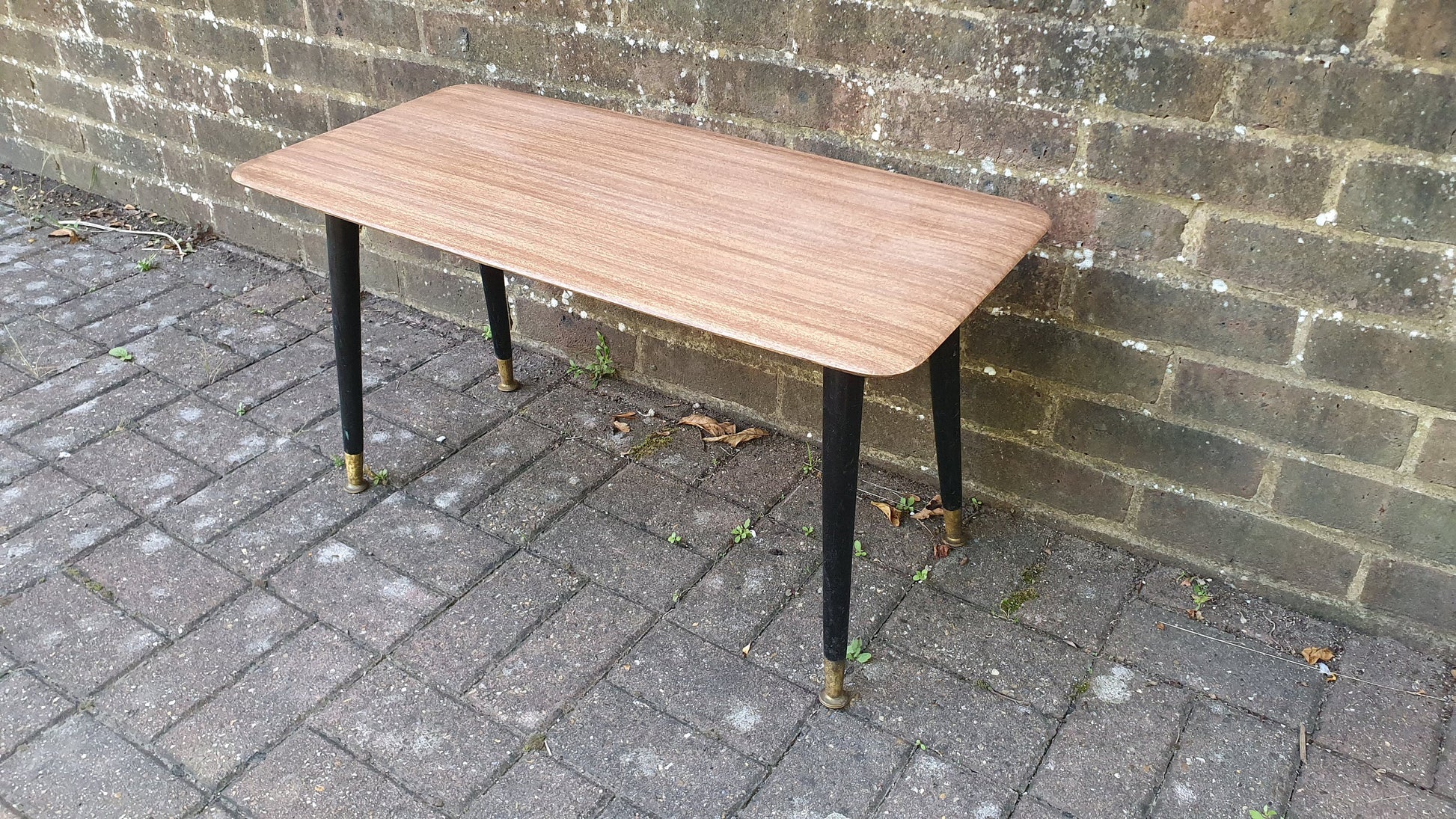 Large Vintage Retro 50’s/60’s Coffee Table with Atomic Legs Melamine Top