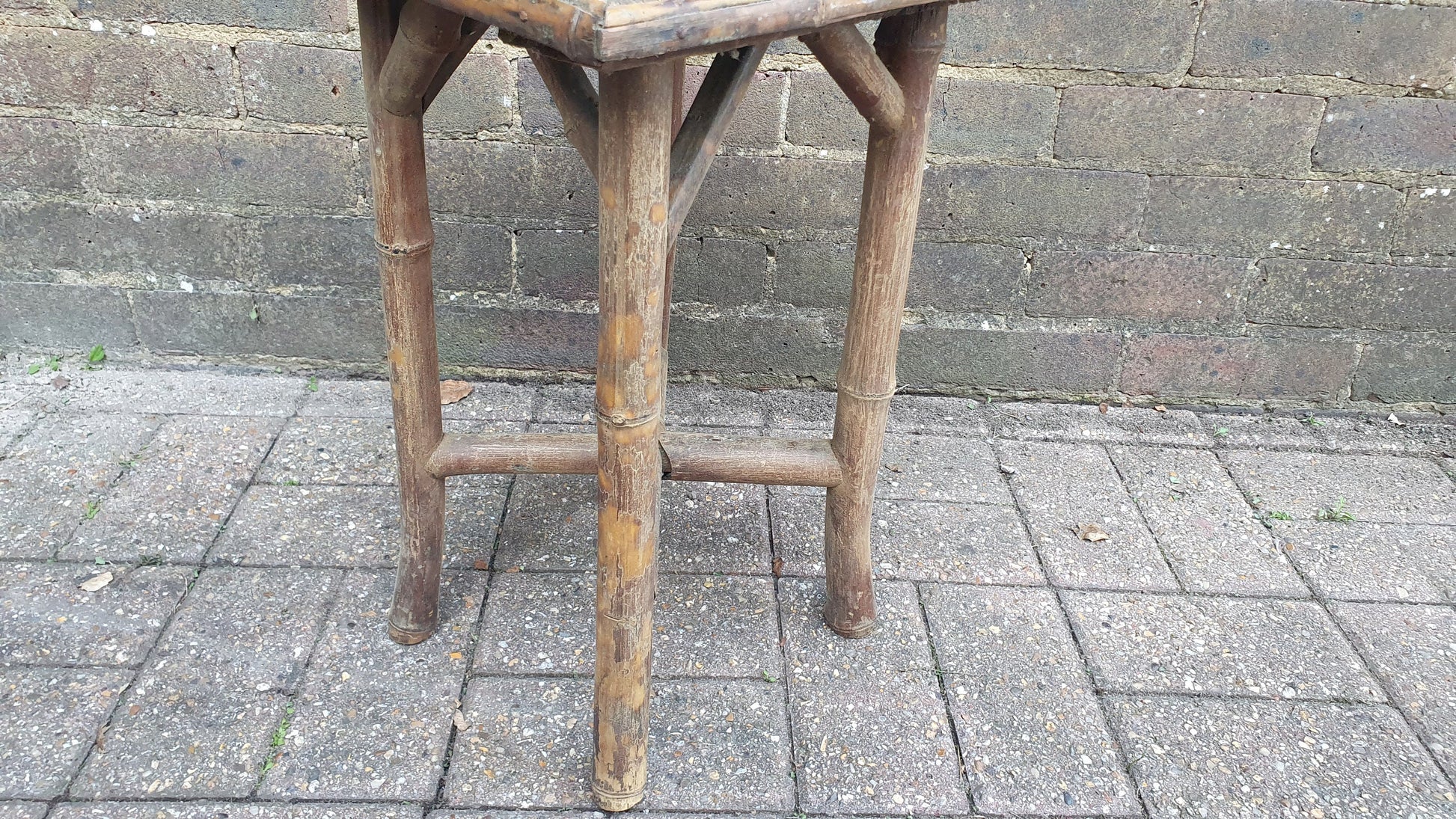 Stunning Vintage Victorian Bamboo Plant Stand.