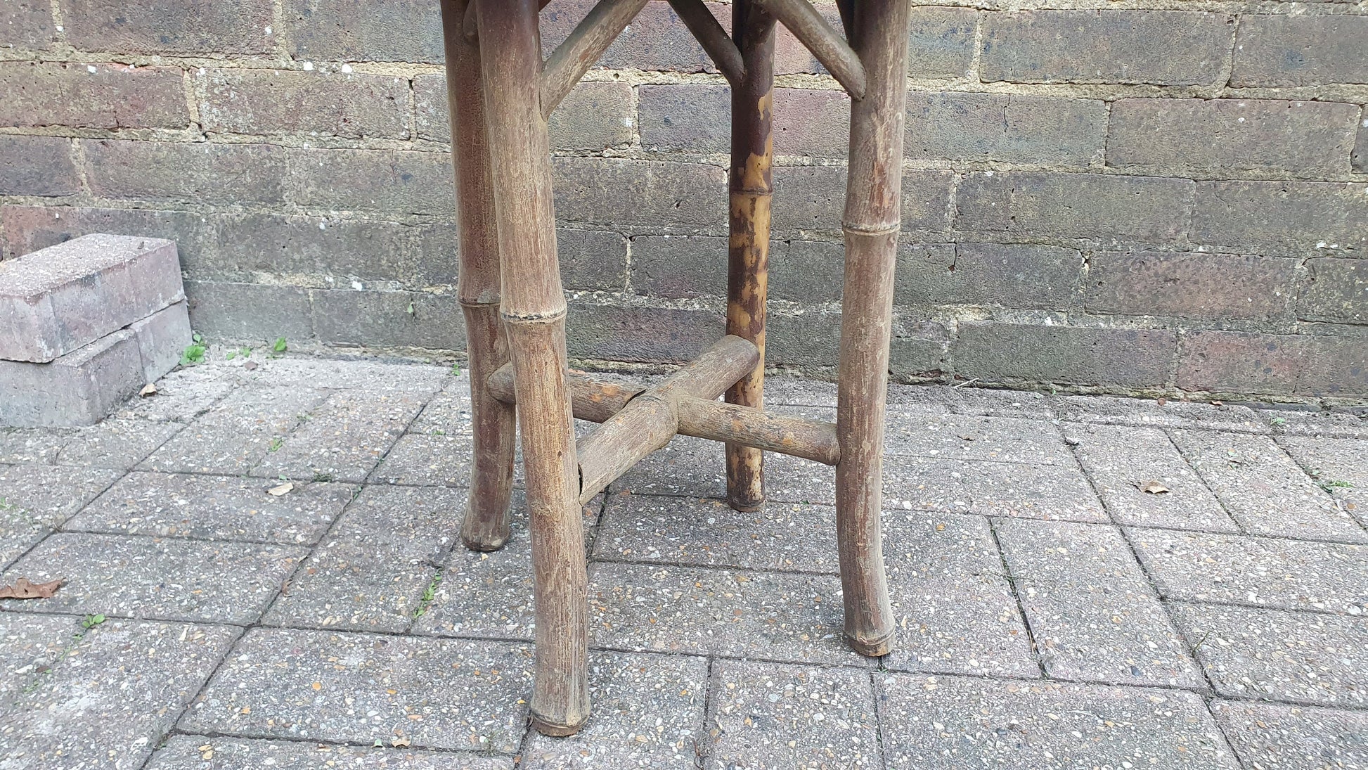 Stunning Vintage Victorian Bamboo Plant Stand.
