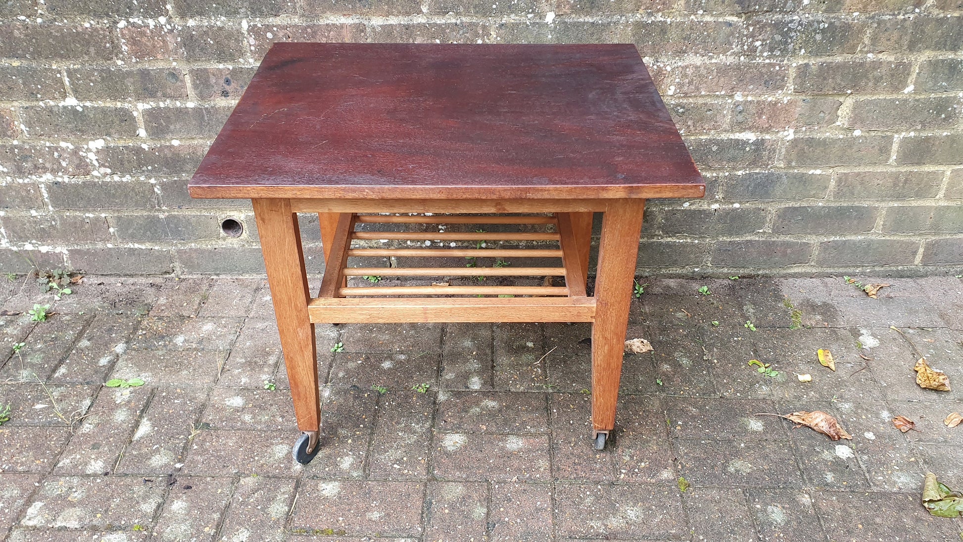 Vintage Retro Teak Coffee Table and Magazine Rack.