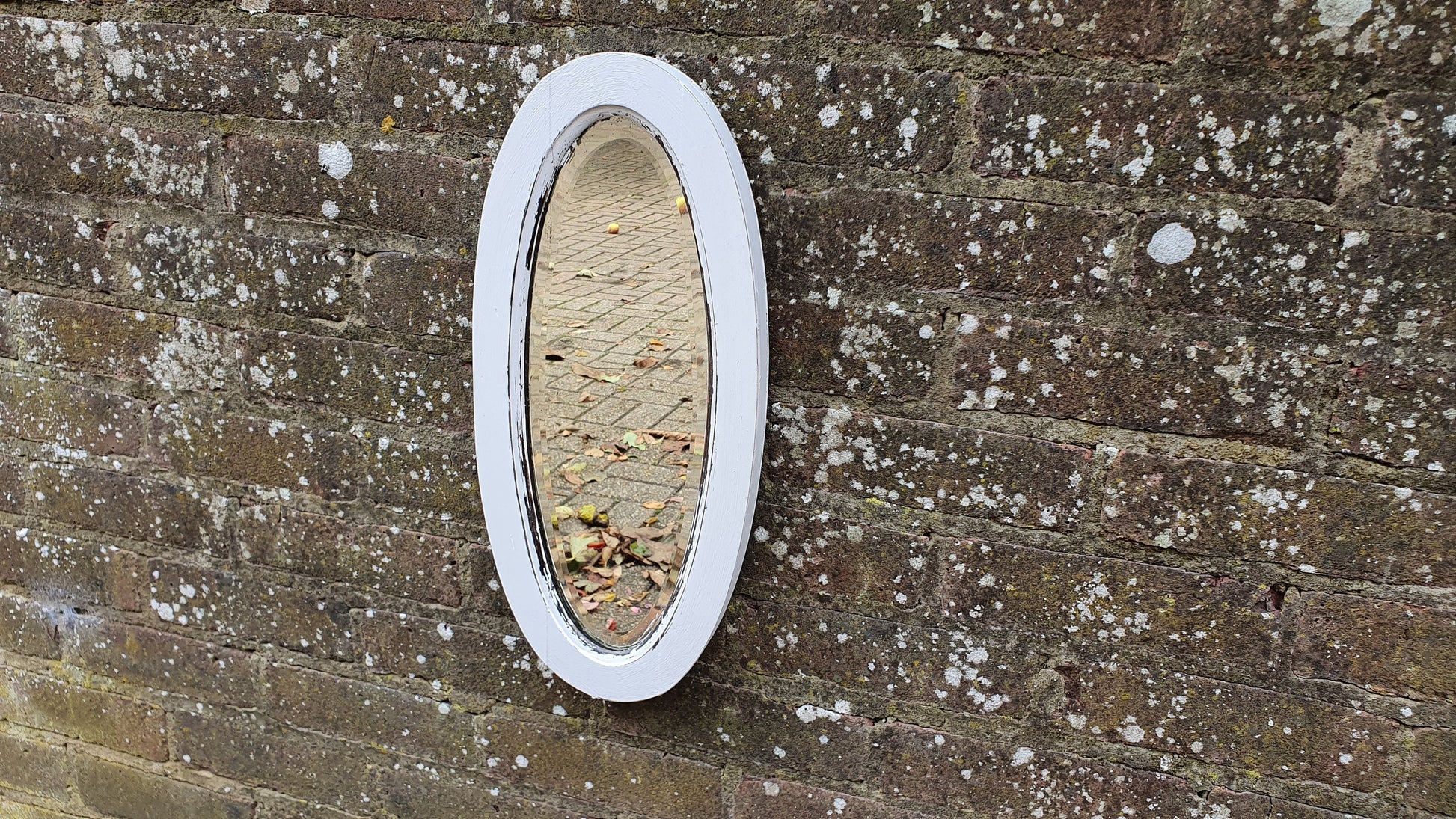 Vintage Painted Mirror in Farrow and Ball ‘Blackened’