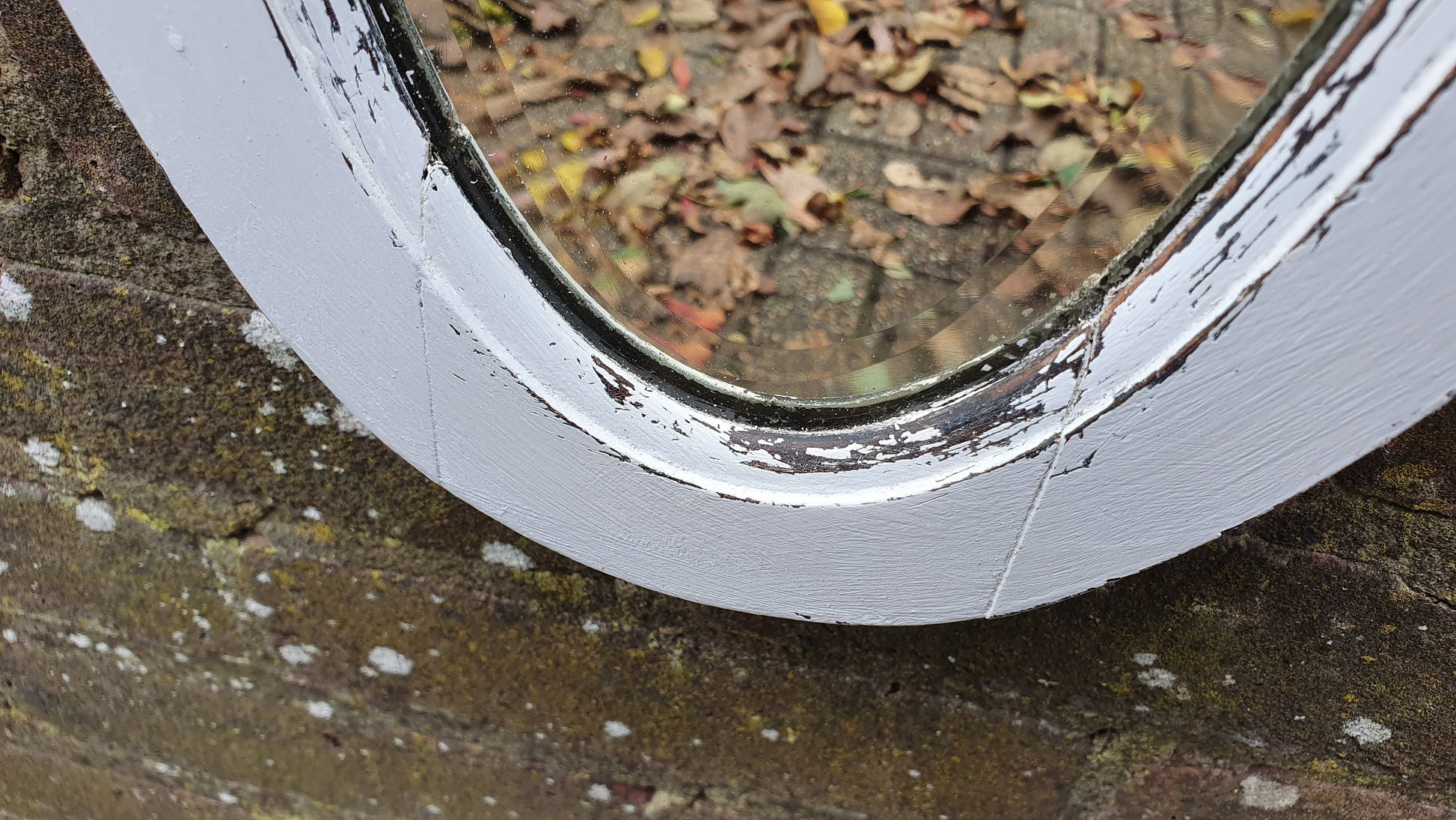 Vintage Painted Mirror in Farrow and Ball ‘Blackened’