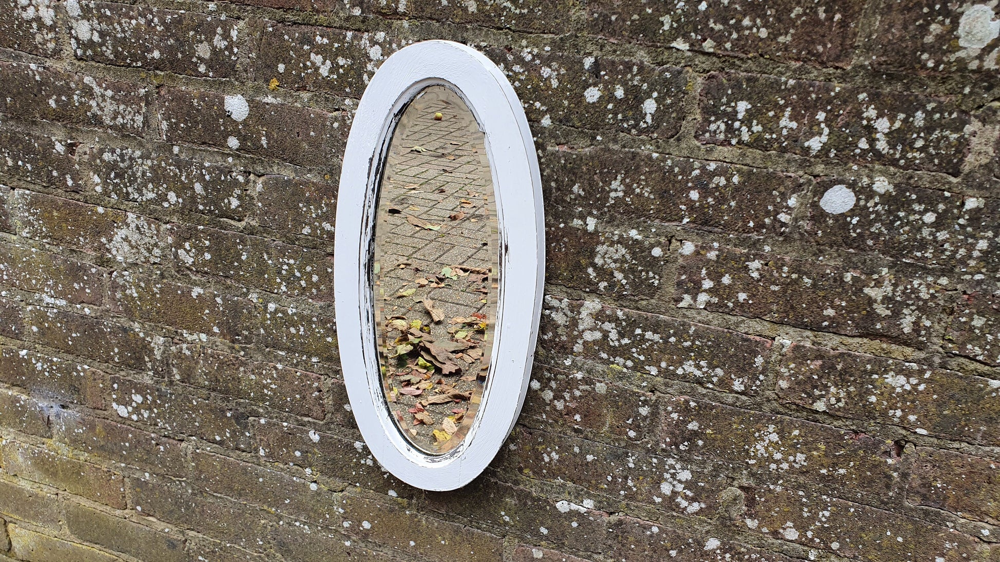 Vintage Painted Mirror in Farrow and Ball ‘Blackened’