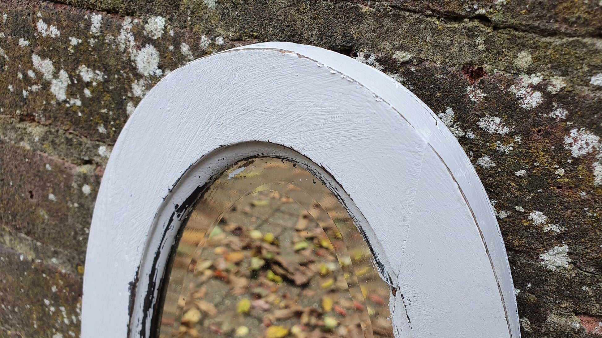 Vintage Painted Mirror in Farrow and Ball ‘Blackened’