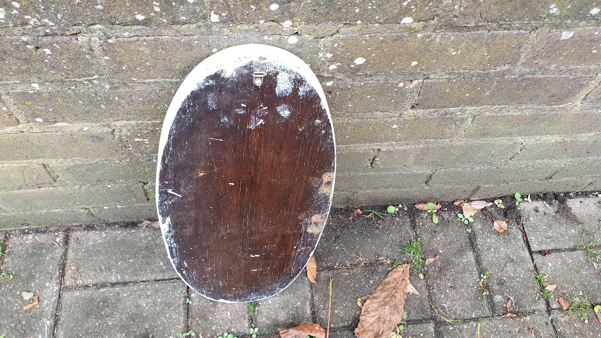 Vintage Painted Mirror in Farrow and Ball ‘Blackened’