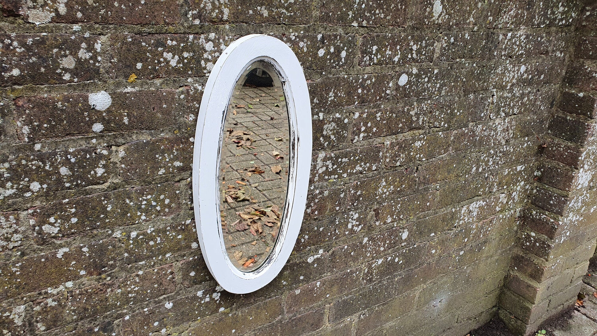 Vintage Painted Mirror in Farrow and Ball ‘Blackened’