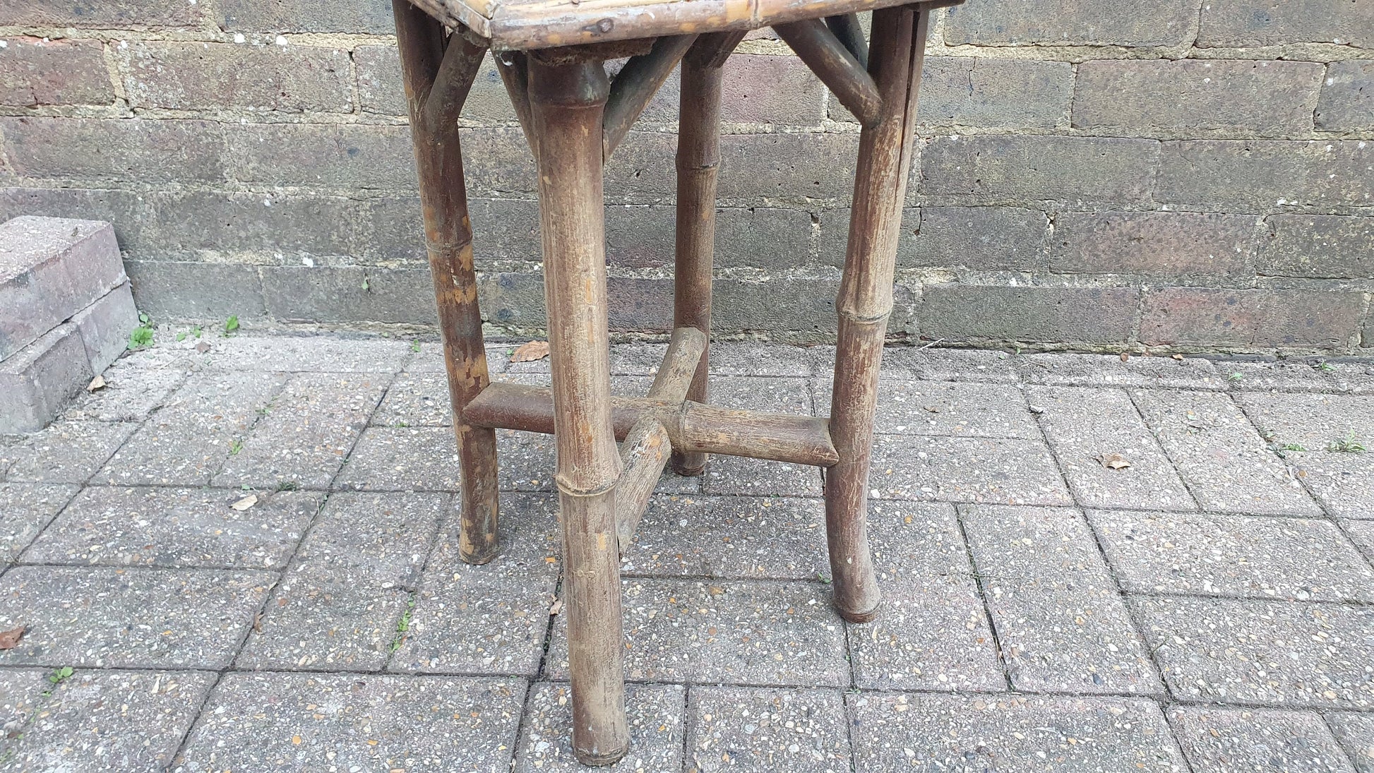 Stunning Vintage Victorian Bamboo Plant Stand.