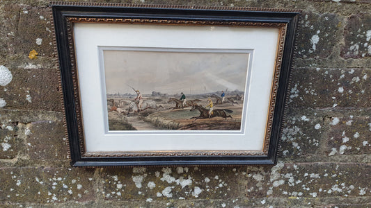 Vintage Fores Racing Scrap Aquatinted by J Harris and Henry Alken 1850s