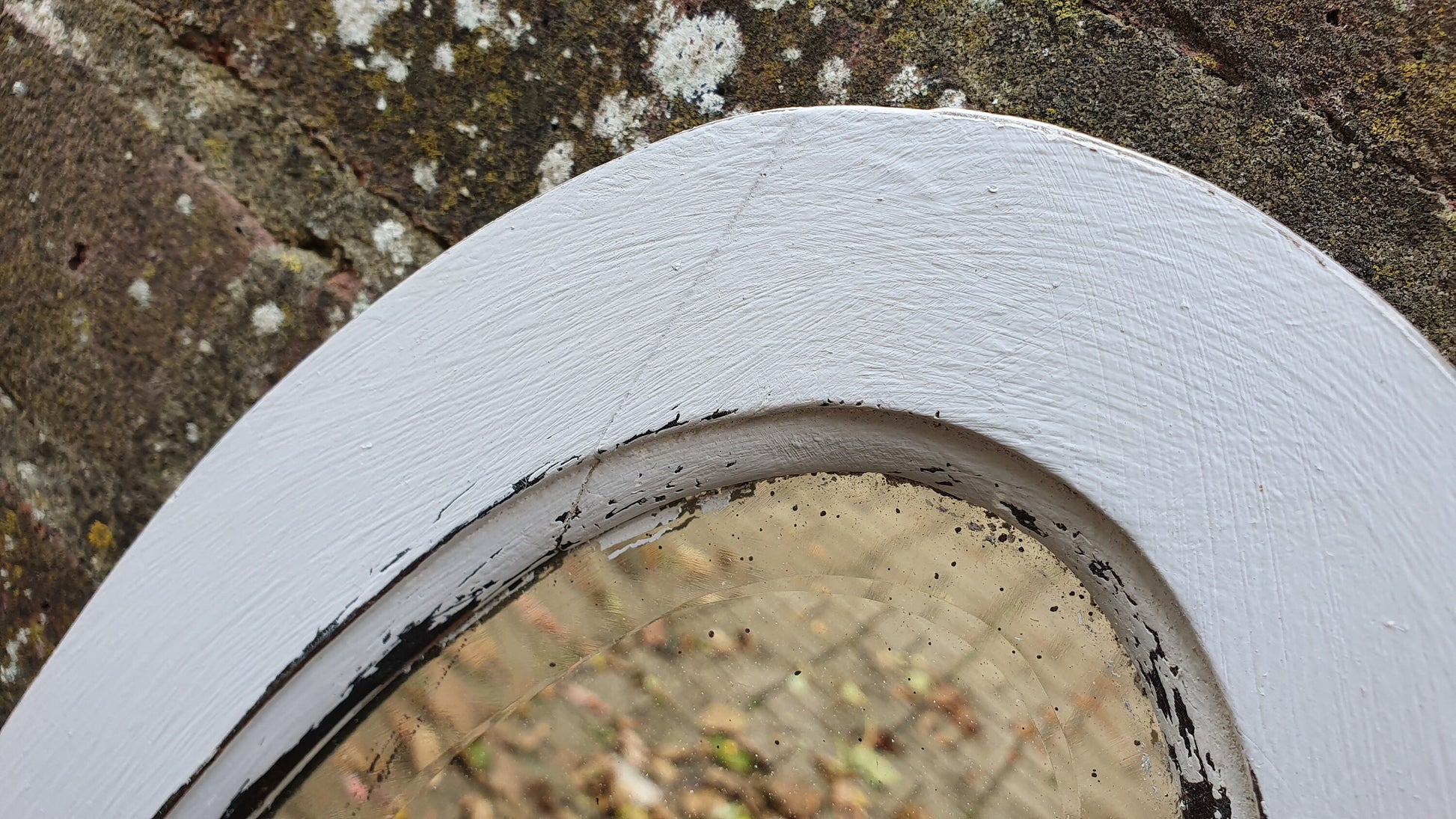 Vintage Painted Mirror in Farrow and Ball ‘Blackened’
