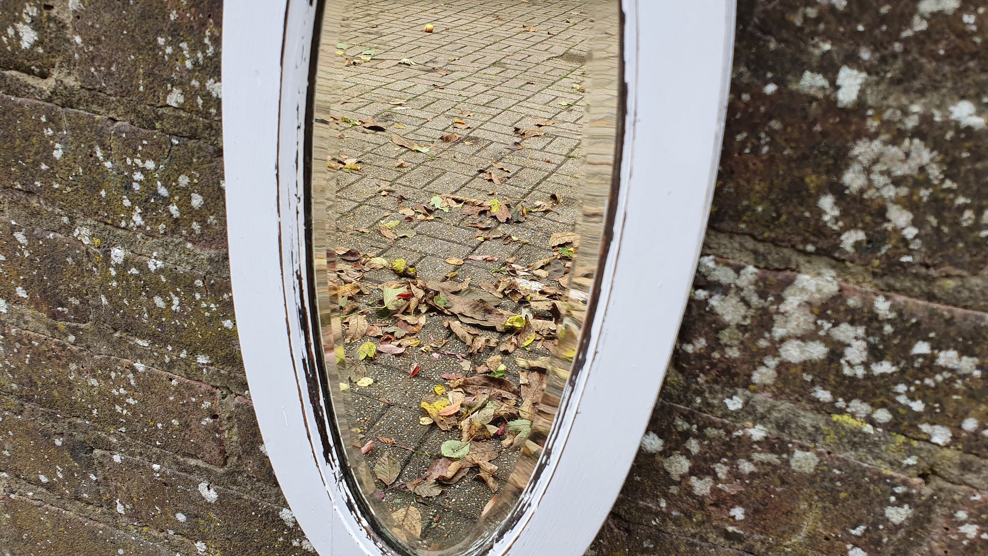 Vintage Painted Mirror in Farrow and Ball ‘Blackened’