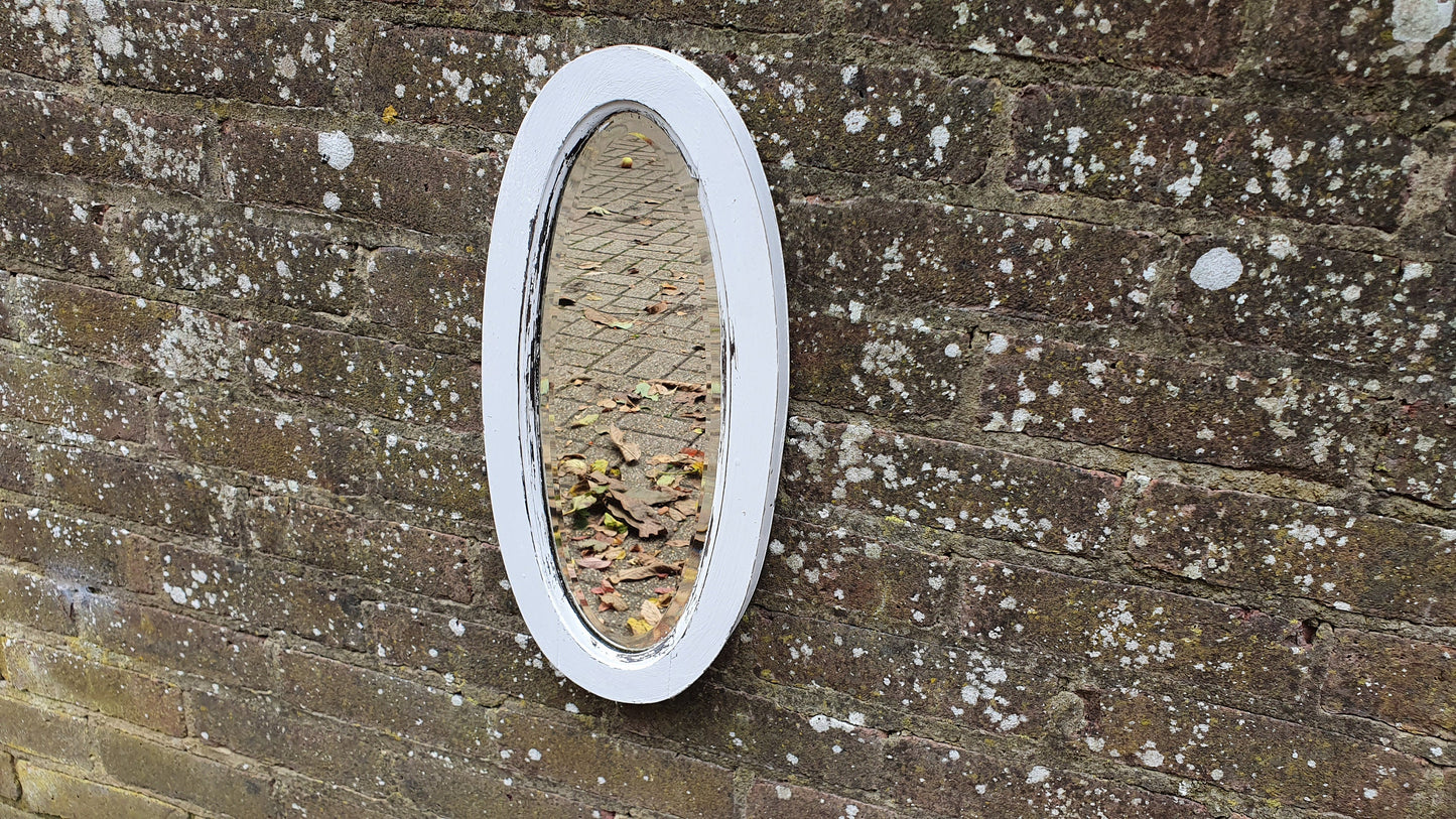Vintage Painted Mirror in Farrow and Ball ‘Blackened’