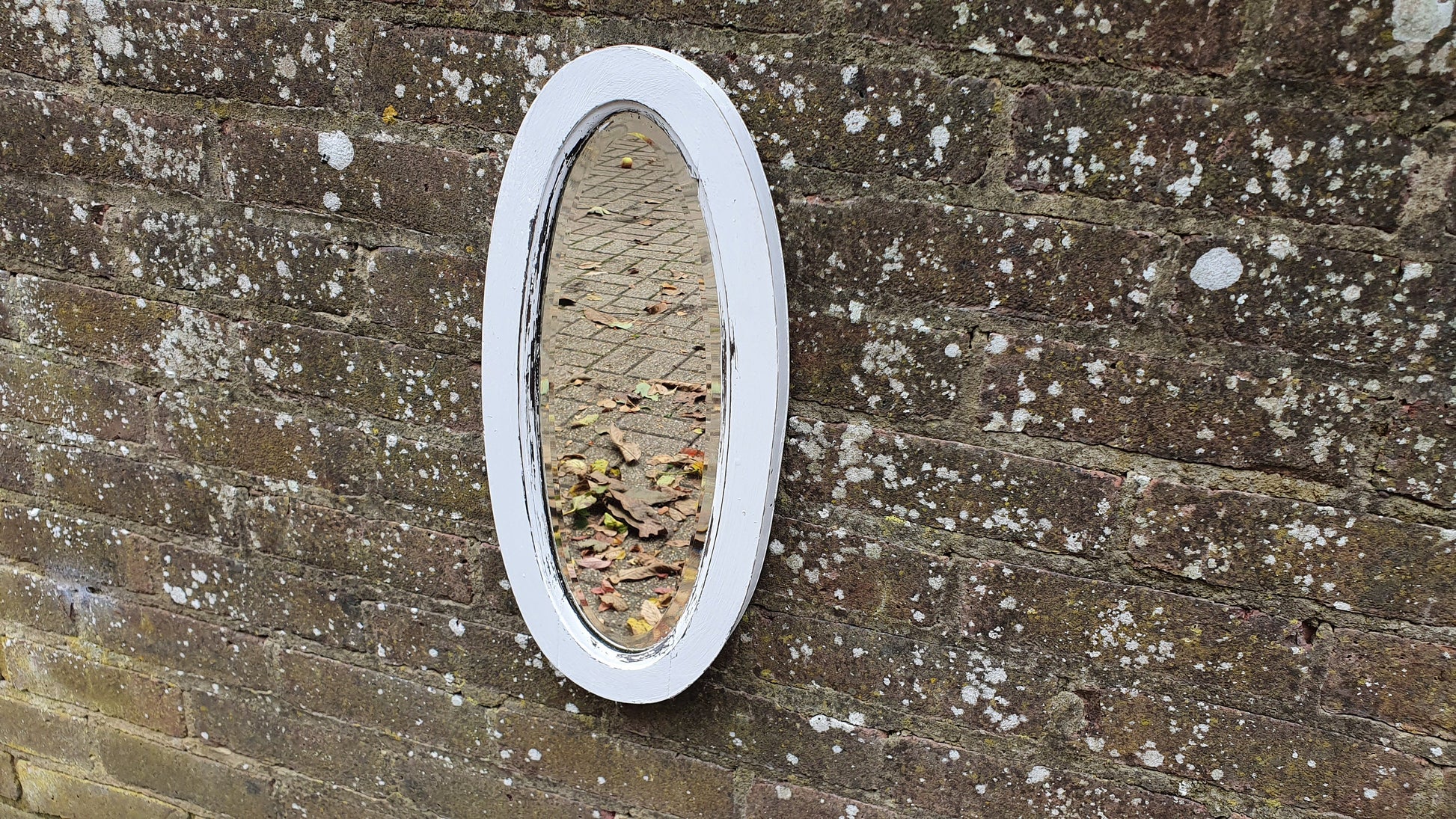 Vintage Painted Mirror in Farrow and Ball ‘Blackened’