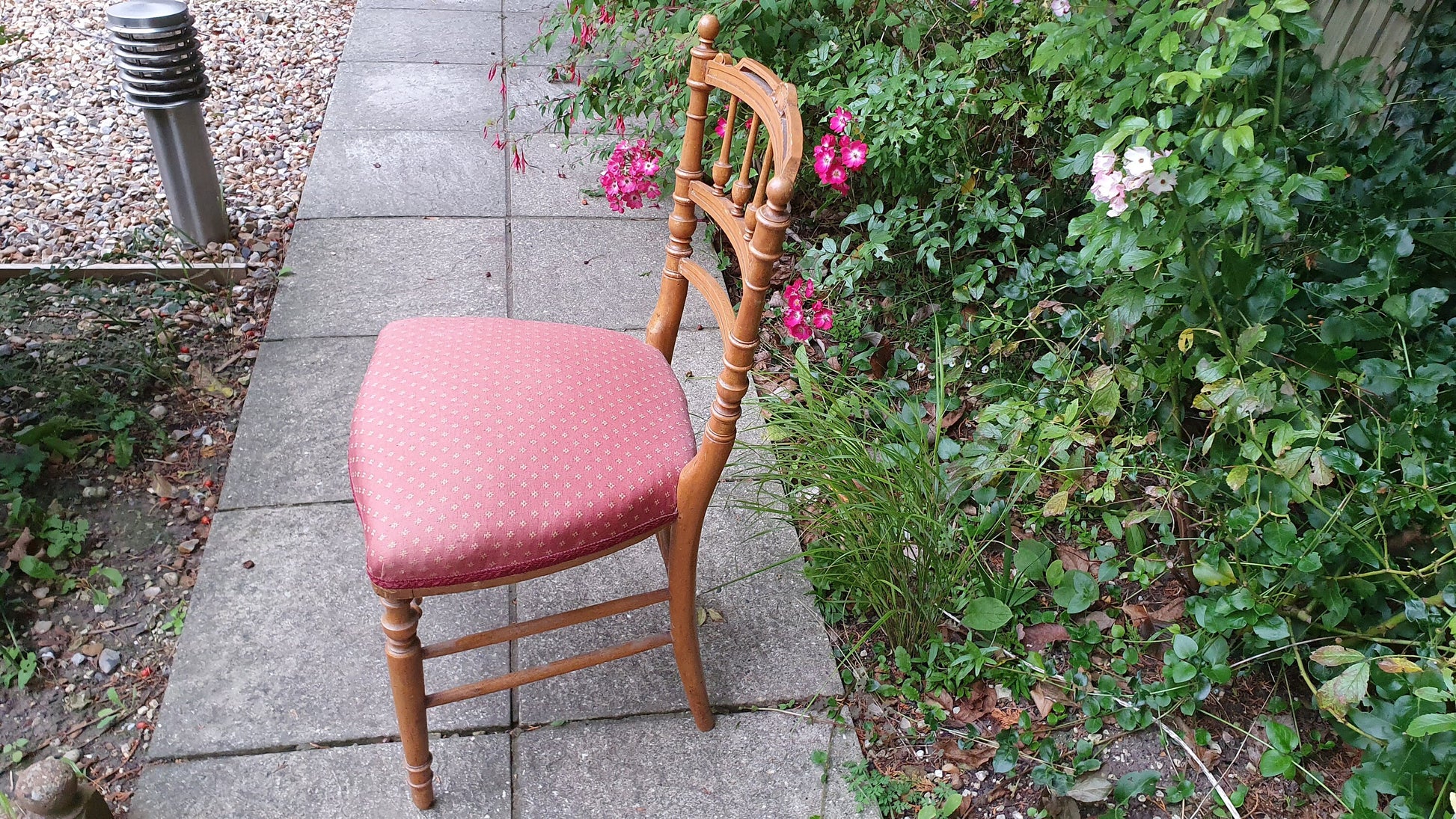 Vintage Upholstered Edwardian Upholstered Occasional Chair