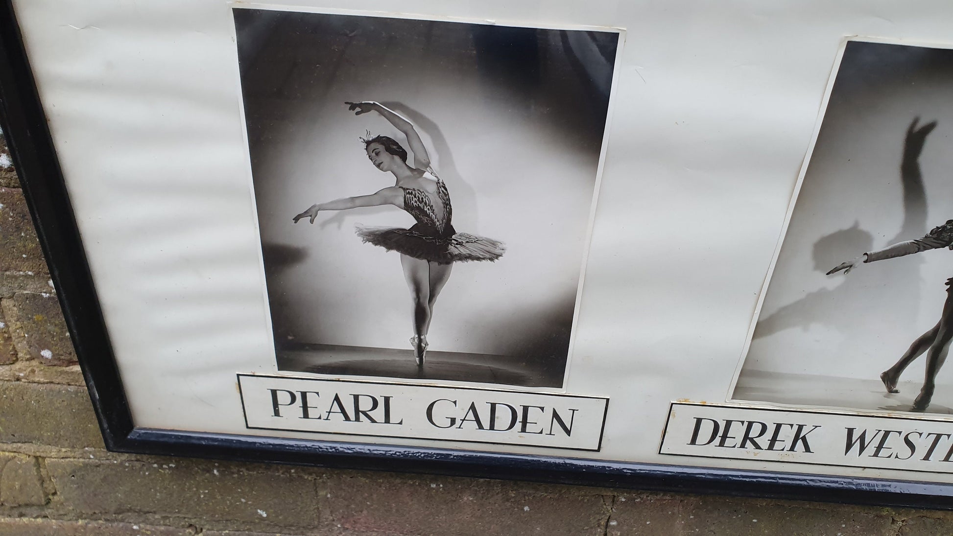 5 Large Original Photographs of Ballet Dancers Pearl Gaden & Derek Westlake.