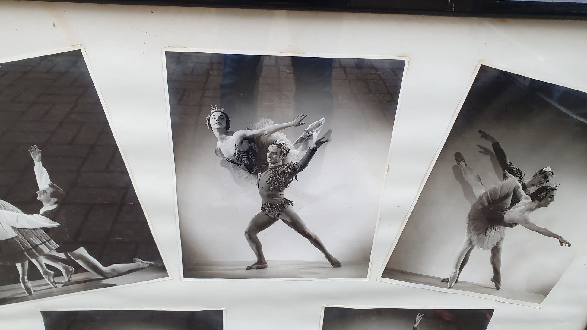 5 Large Original Photographs of Ballet Dancers Pearl Gaden & Derek Westlake.