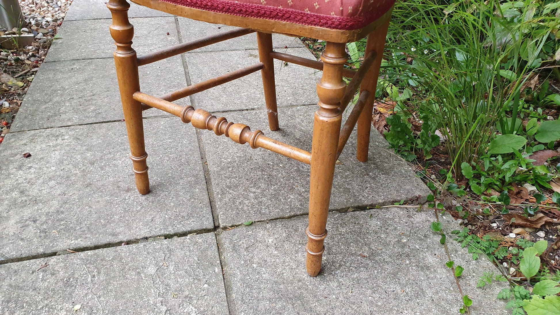Vintage Upholstered Edwardian Upholstered Occasional Chair