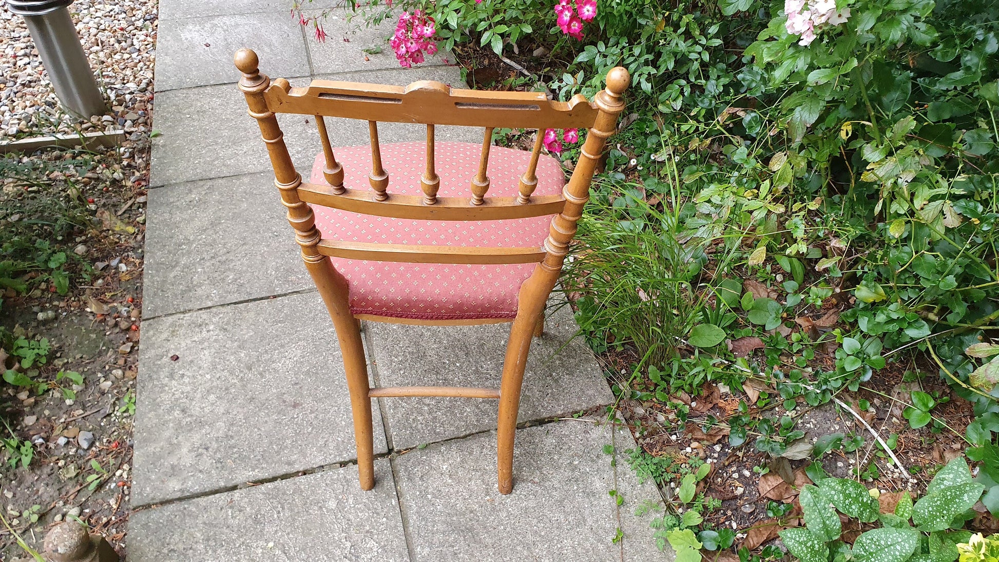 Vintage Upholstered Edwardian Upholstered Occasional Chair