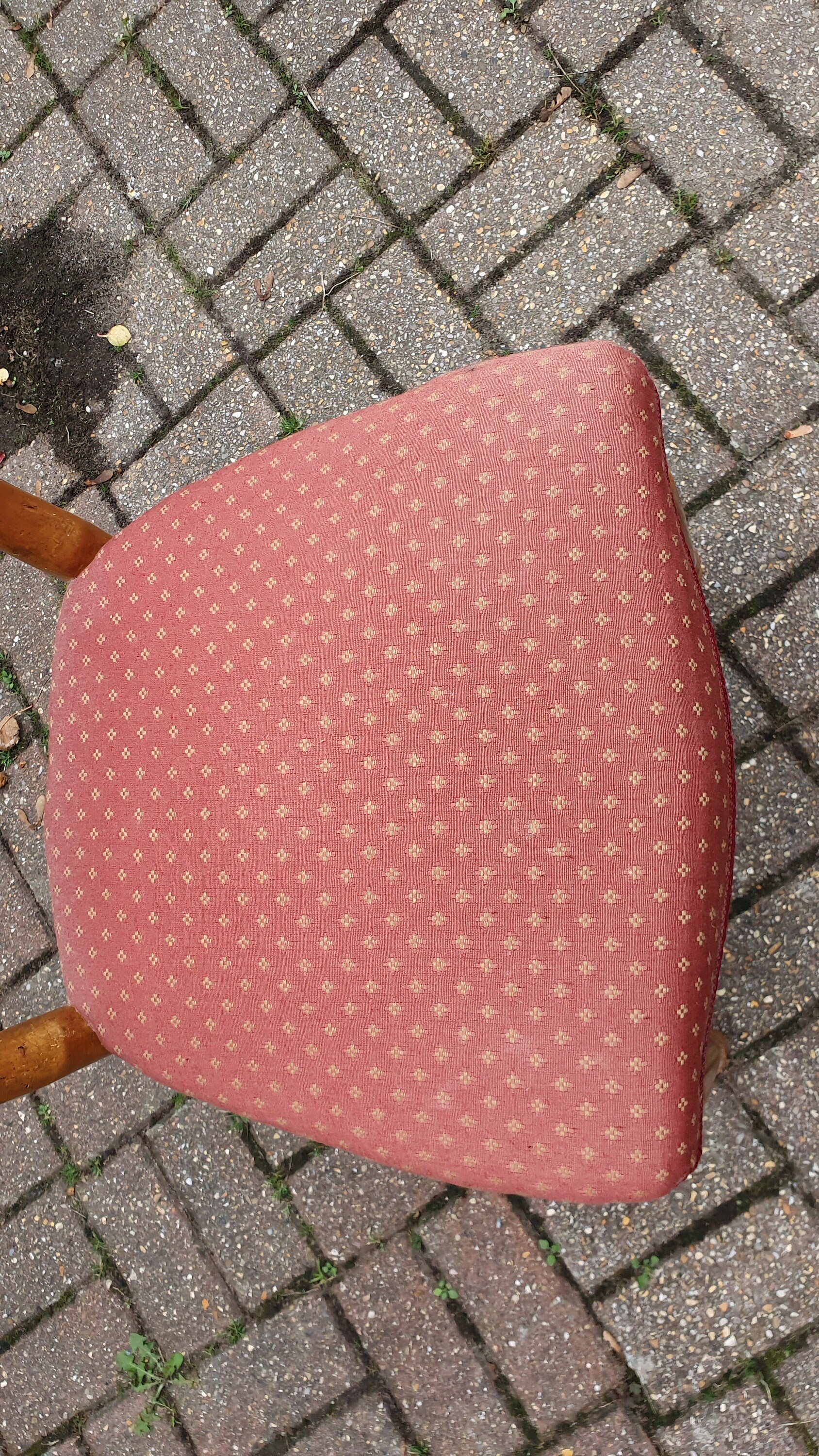 Vintage Upholstered Edwardian Upholstered Occasional Chair