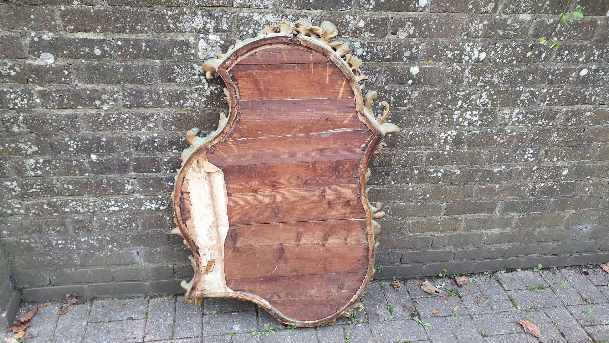 Stunning Huge Chunky Victorian Gold Gilt Wall Mirror French.