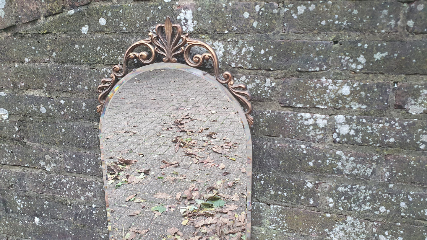 Vintage Retro Gold Gilt Ornate Arch Mirror ‘Aisonea’
