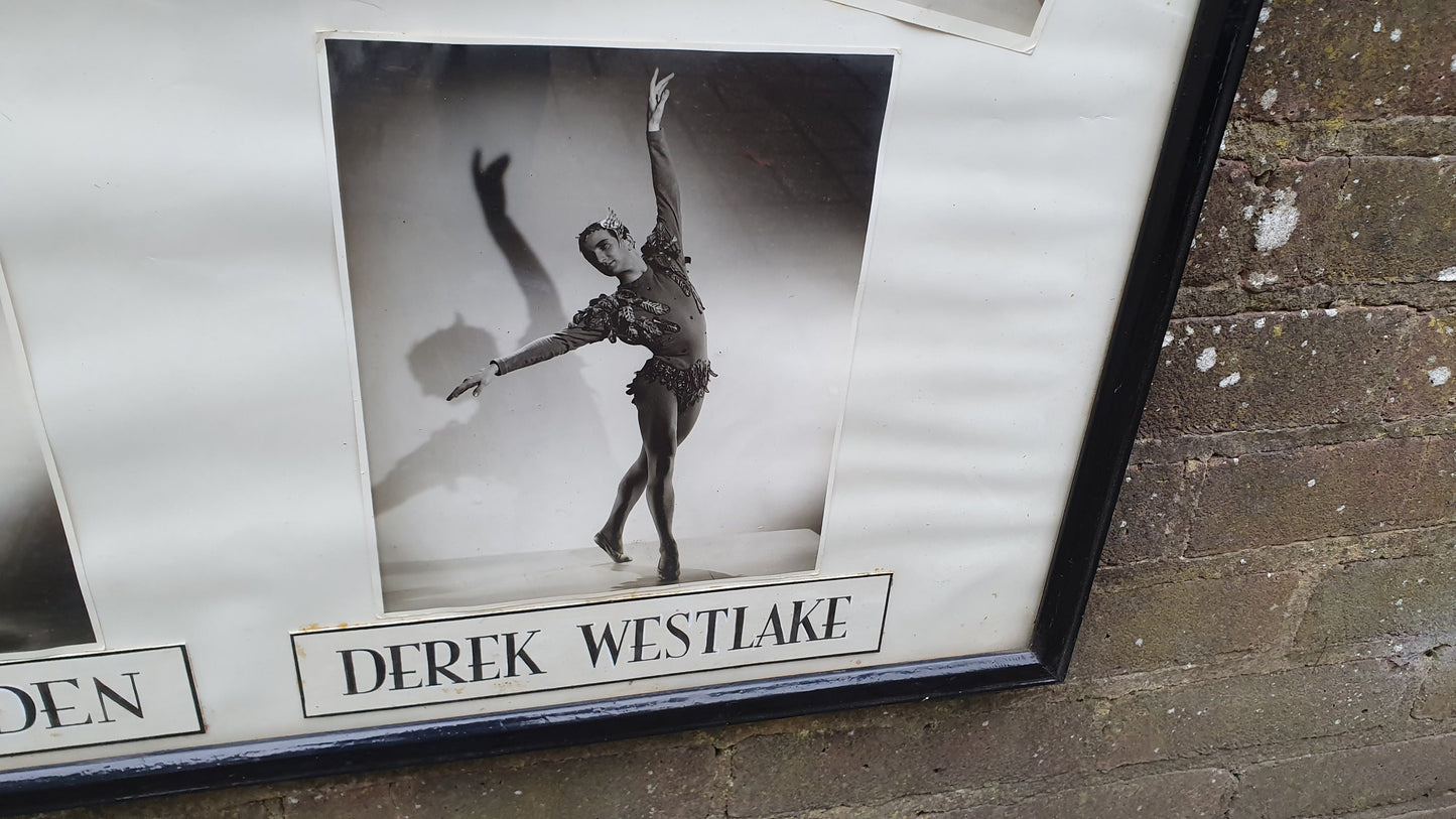 5 Large Original Photographs of Ballet Dancers Pearl Gaden & Derek Westlake.