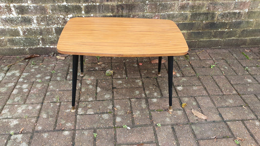 Vintage Retro 60’s Coffee Table Black Atomic Legs