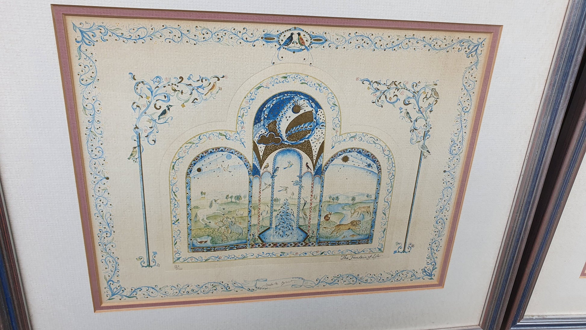 Gorgeous Ink Prints and Drawings - Fountain of Life / Garden of Eden