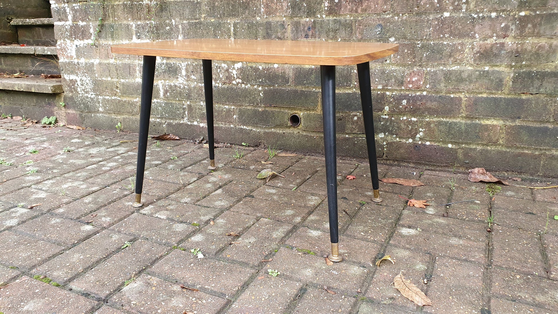 Vintage Retro 60’s Coffee Table Black Atomic Legs