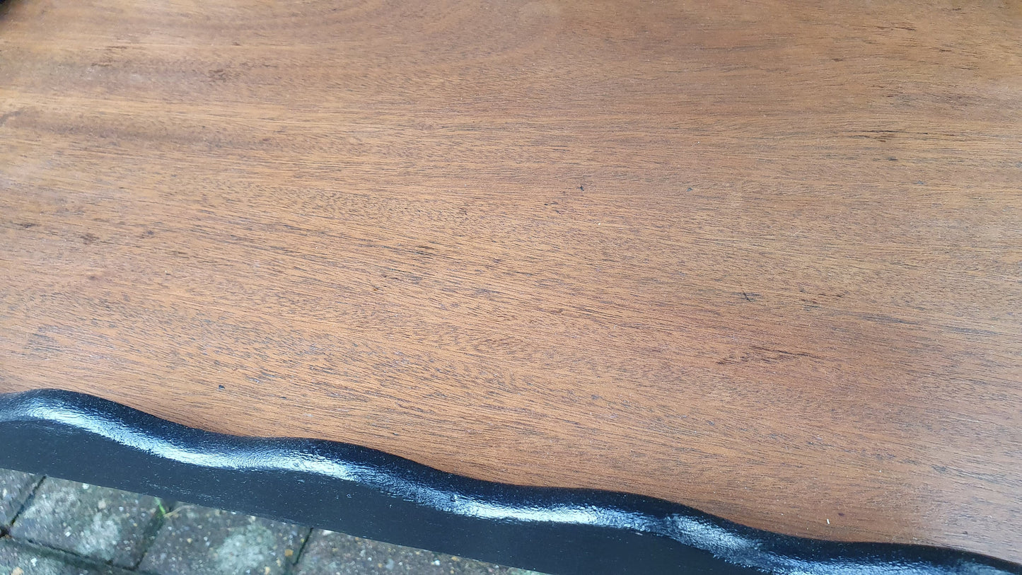 Vintage Restored and Upcycled Solid Wooden Trolley Side Table