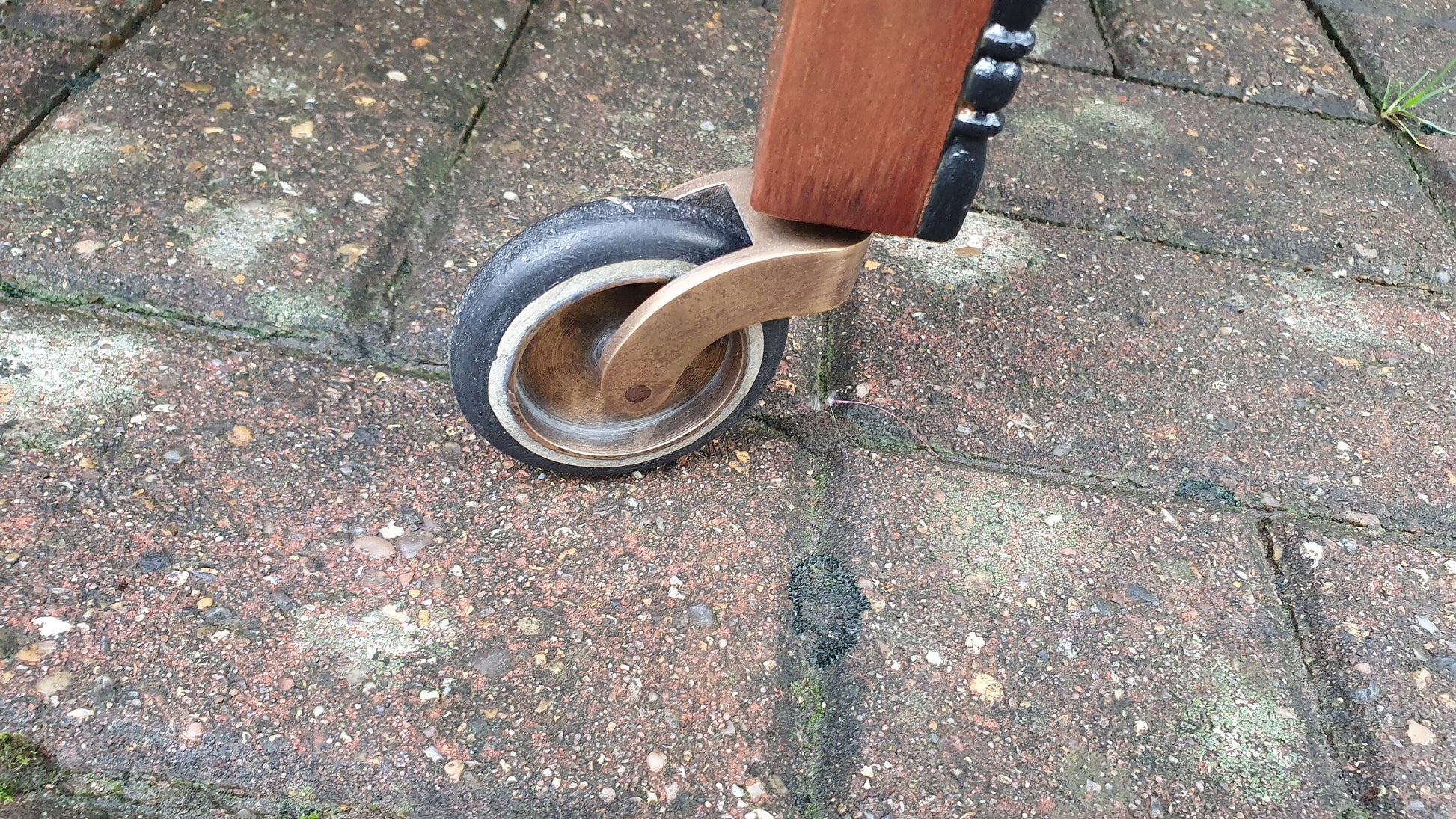 Vintage Restored and Upcycled Solid Wooden Trolley Side Table