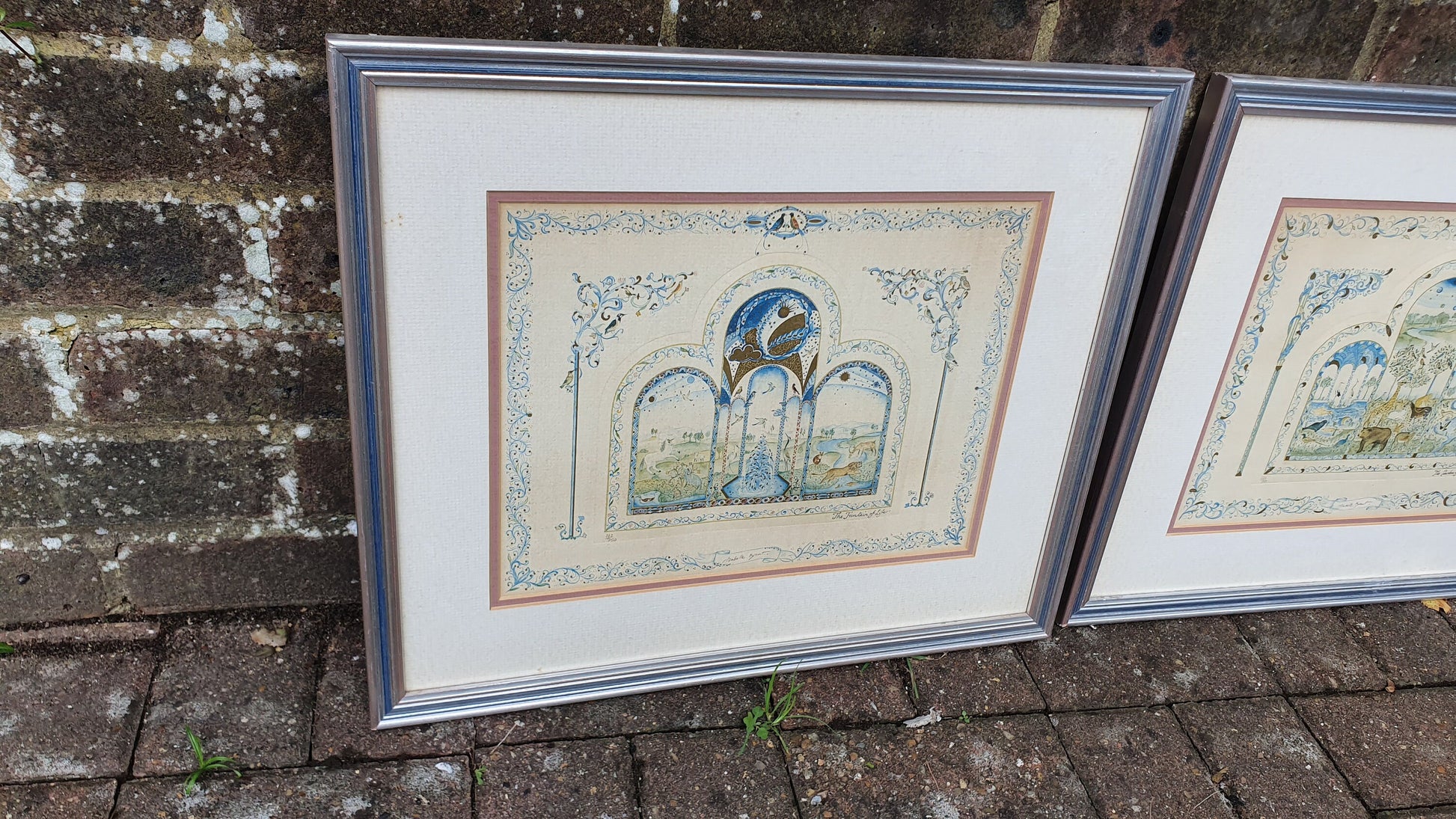 Gorgeous Ink Prints and Drawings - Fountain of Life / Garden of Eden