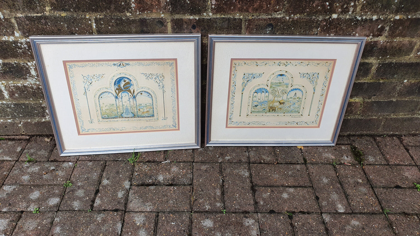Gorgeous Ink Prints and Drawings - Fountain of Life / Garden of Eden