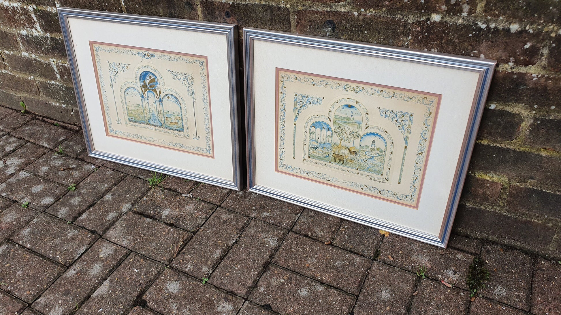 Gorgeous Ink Prints and Drawings - Fountain of Life / Garden of Eden