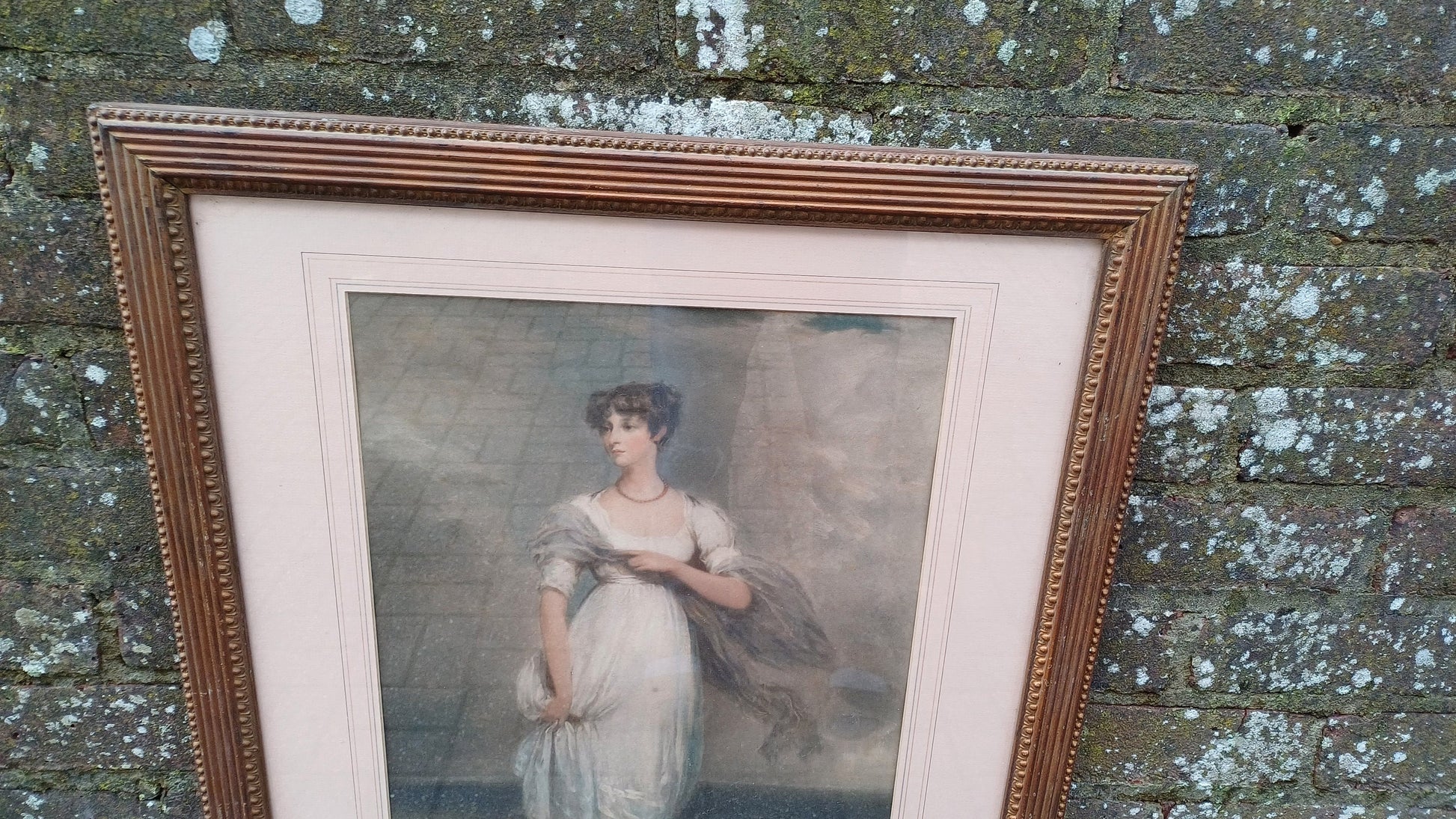 Large Top Quality Vintage Original Signed Norman Hirst Print of a Fine Lady.