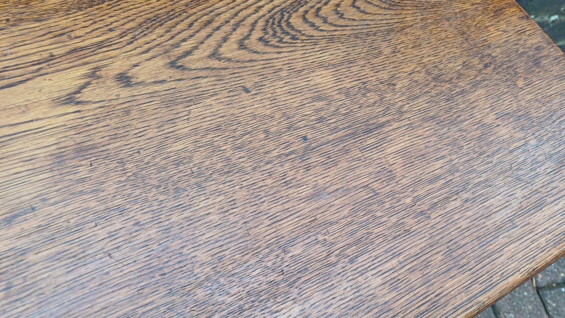 Vintage Solid Oak Stool Plant Stand.