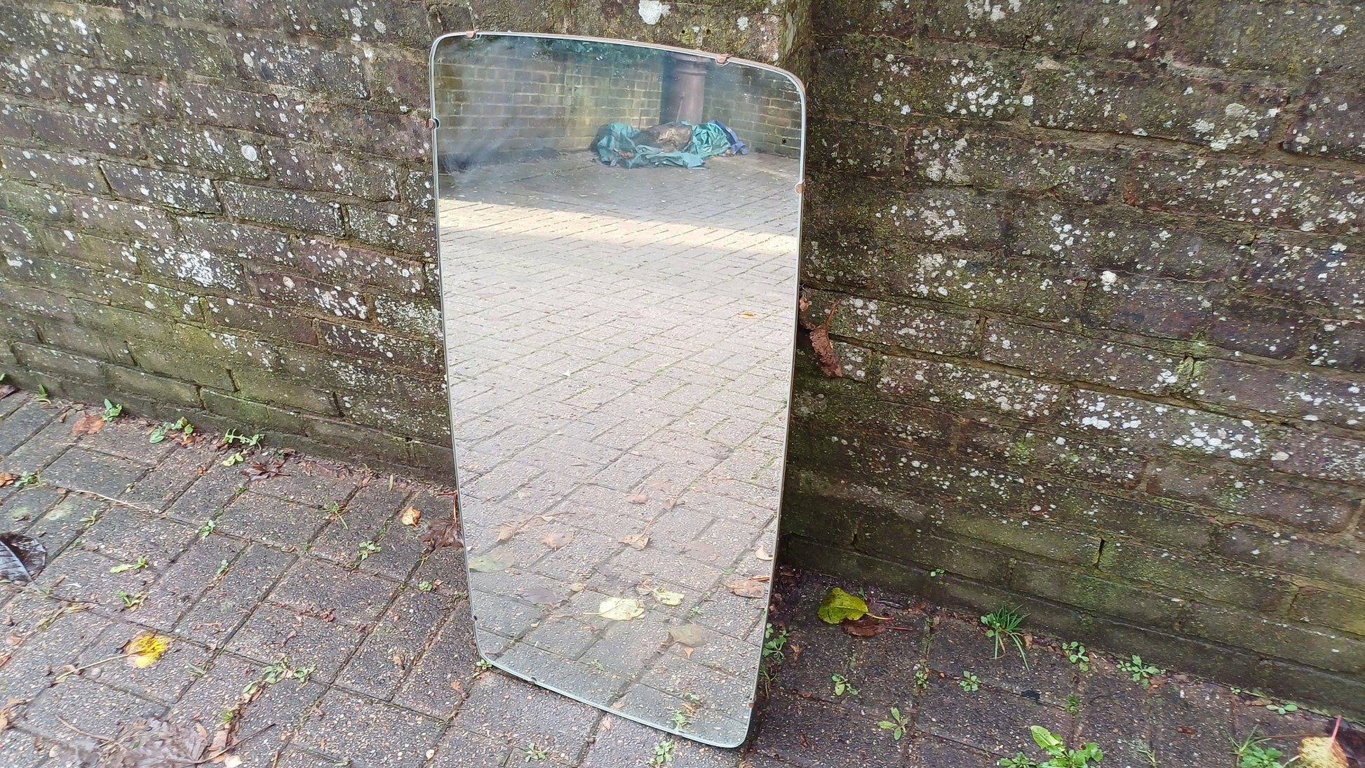 Huge Vintage Retro Art Deco Style Wall Mirror 90 x 45 cm
