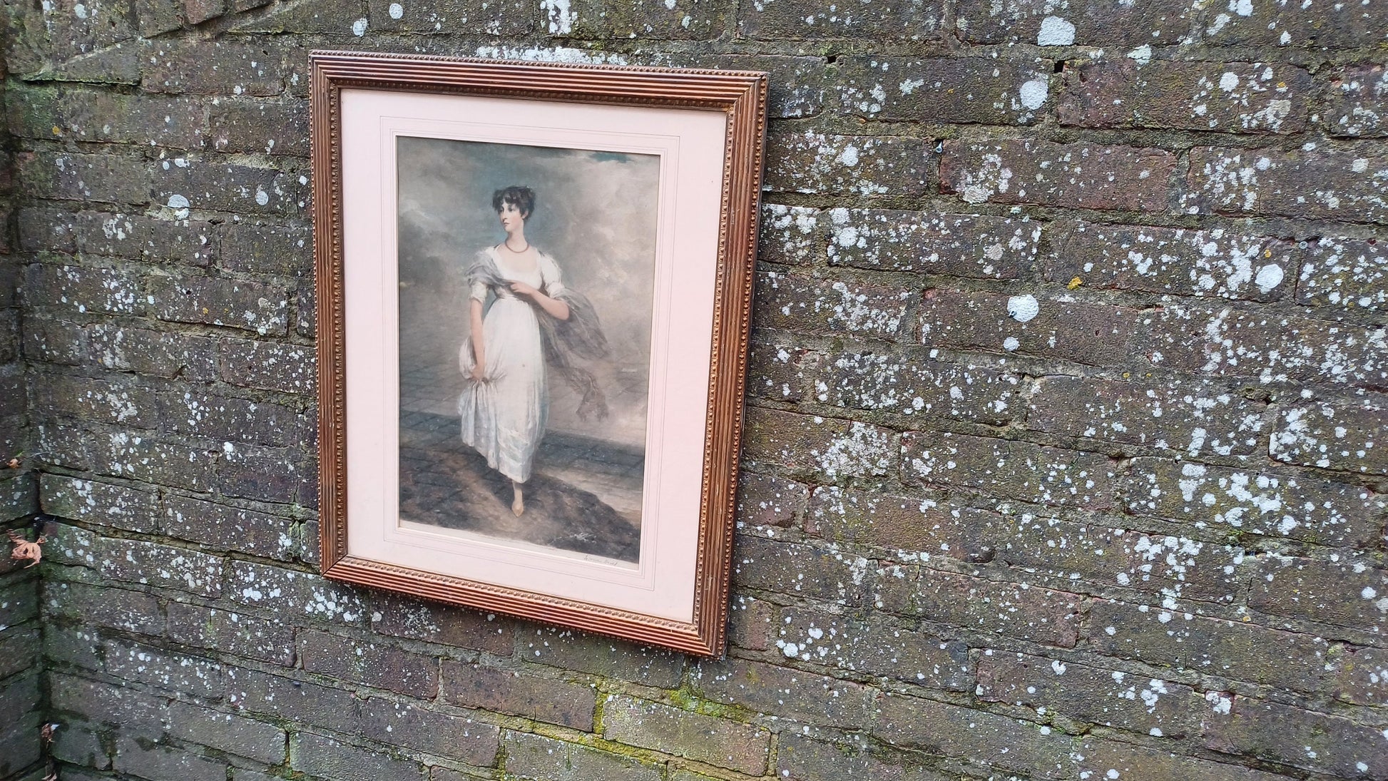 Large Top Quality Vintage Original Signed Norman Hirst Print of a Fine Lady.