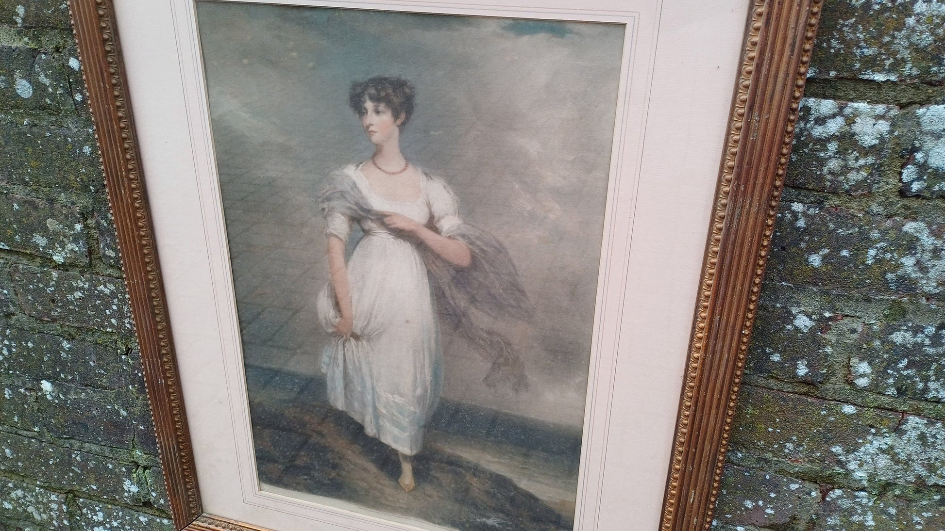 Large Top Quality Vintage Original Signed Norman Hirst Print of a Fine Lady.