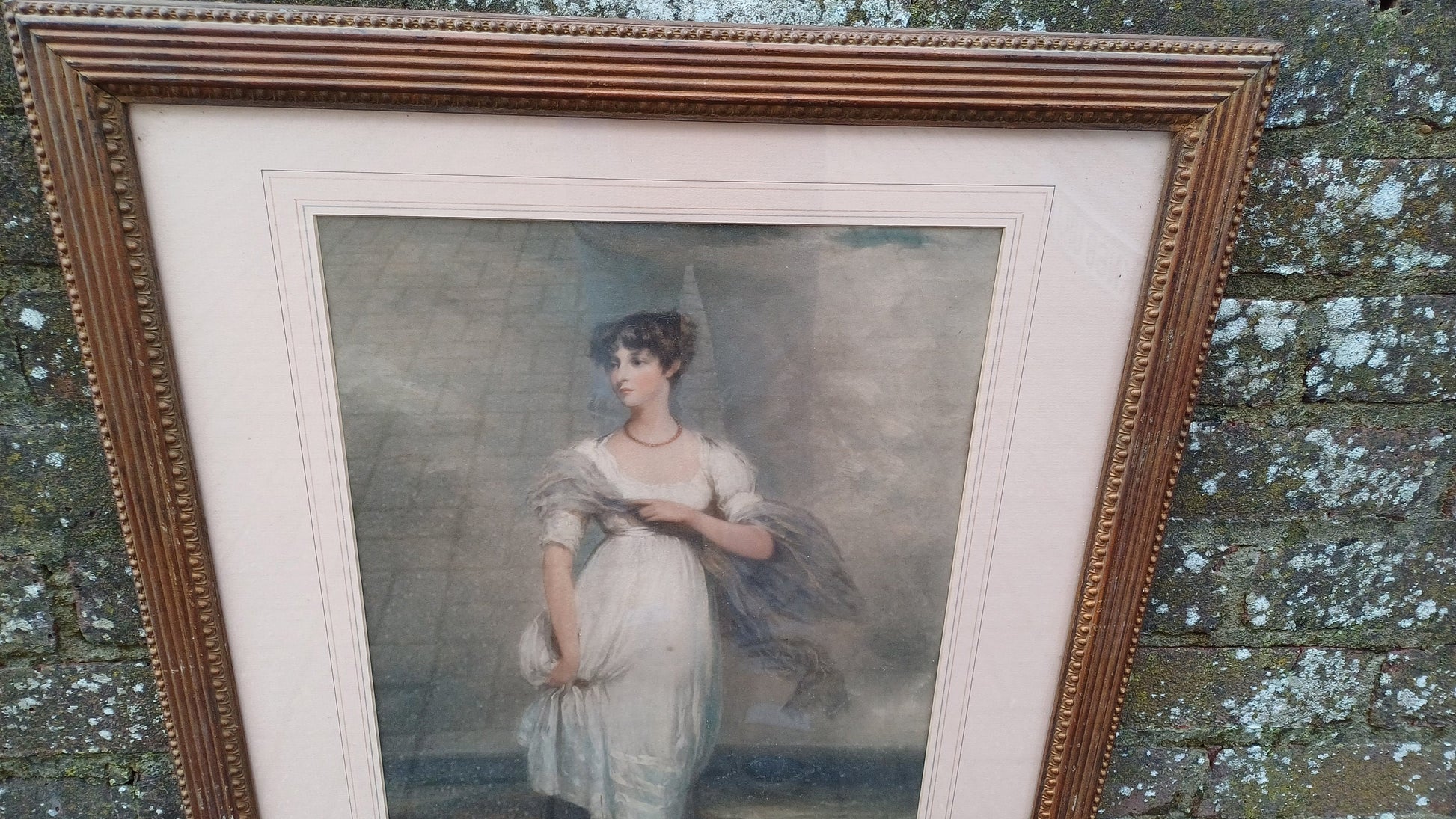 Large Top Quality Vintage Original Signed Norman Hirst Print of a Fine Lady.