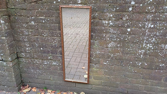 Superb Long Vintage Gold Gilt Decorative Wall Mirror