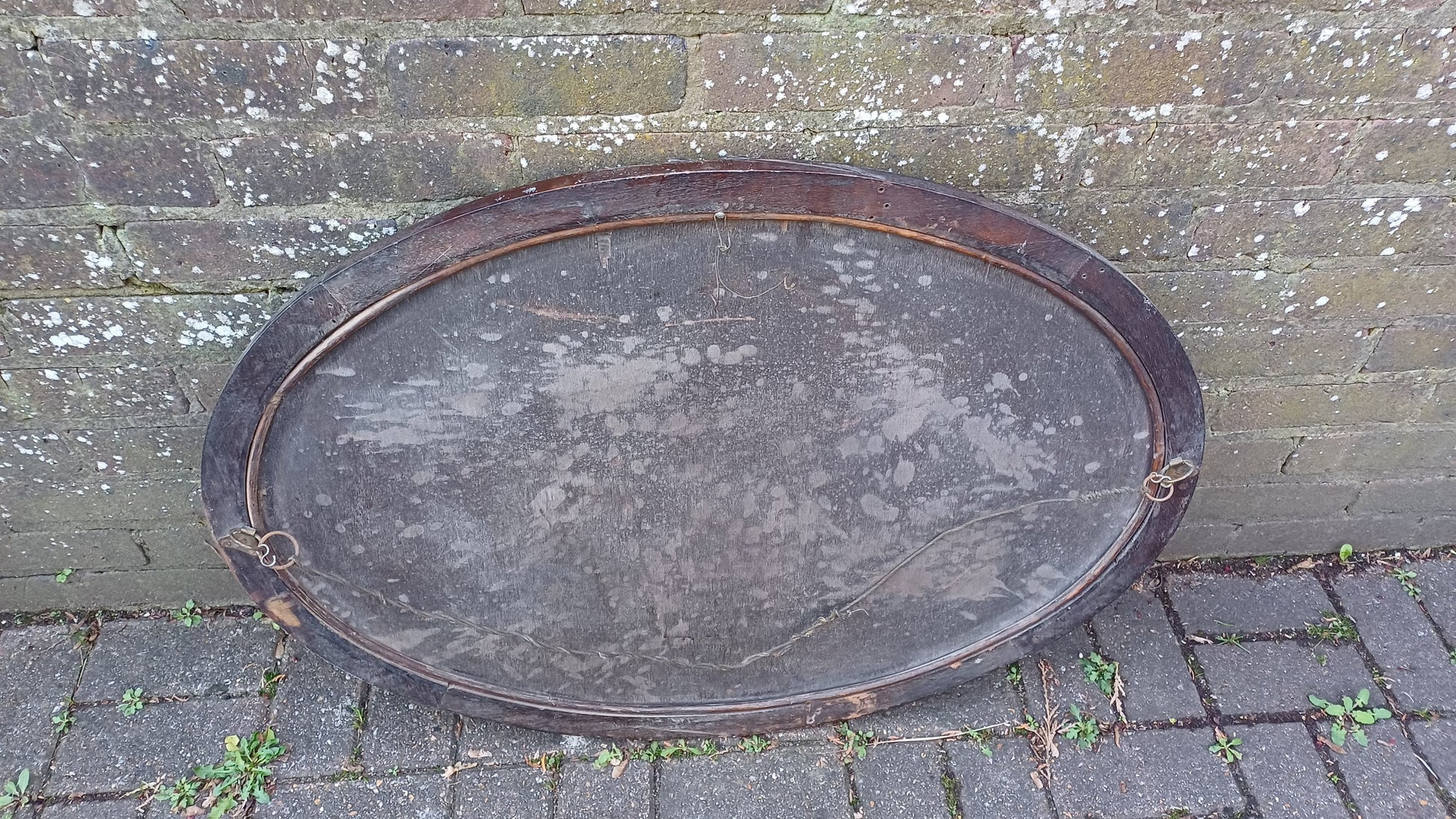 Massive Top Quality Vintage Mahogany Fluted Decorative Wall Mirror Late Victorian.