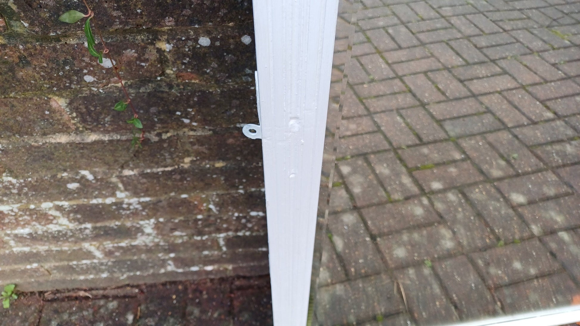 Huge Vintage Painted Mahogany Over Mantel Late Victorian in Farrow and Ball Wimborne White.