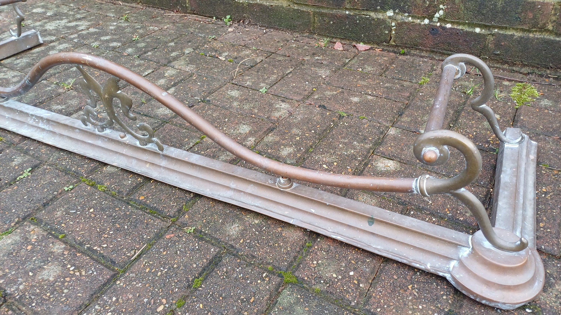 Vintage Brass Victorian Fender.