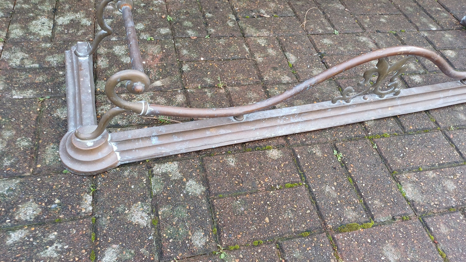 Vintage Brass Victorian Fender.