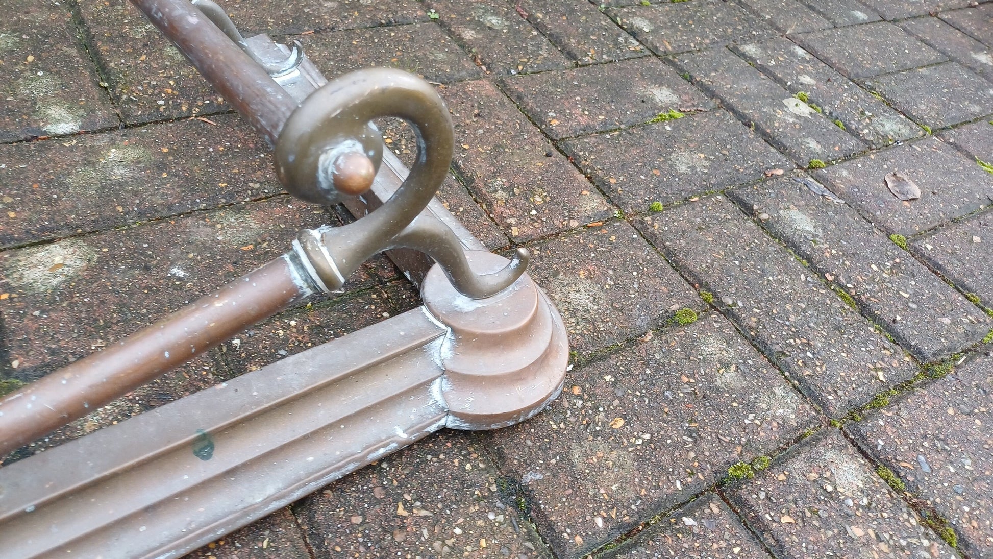 Vintage Brass Victorian Fender.