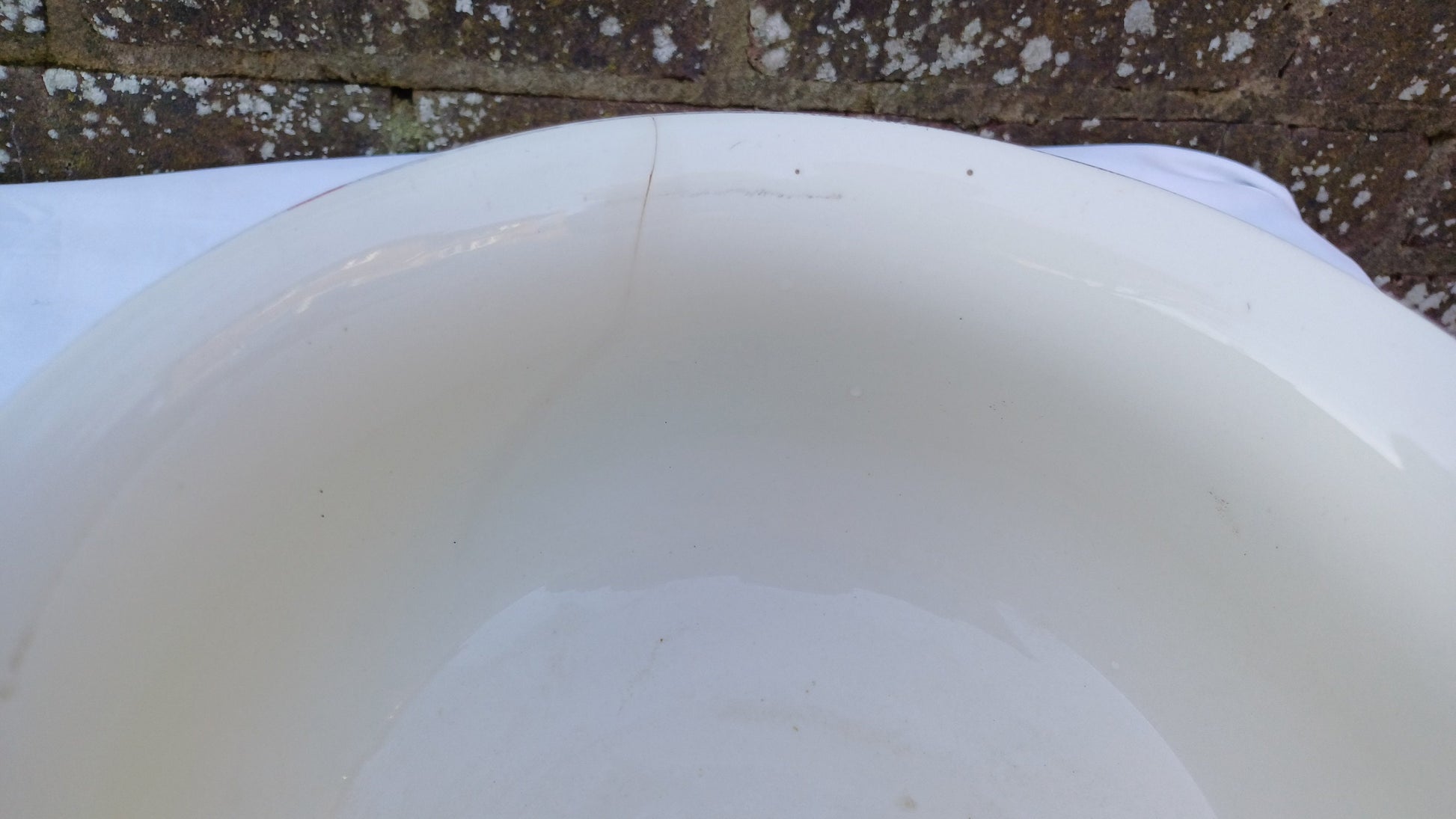 Victorian Potty Chamber Pot Planter - with Birds of Paradise and plants 14cm tall, 26cm diameter E2E